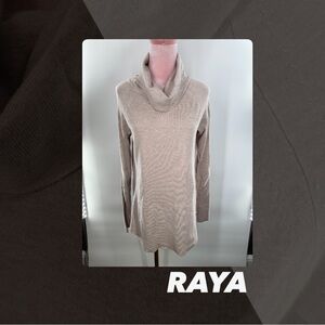 EUC Raya Cream Cowl Neck Sweater